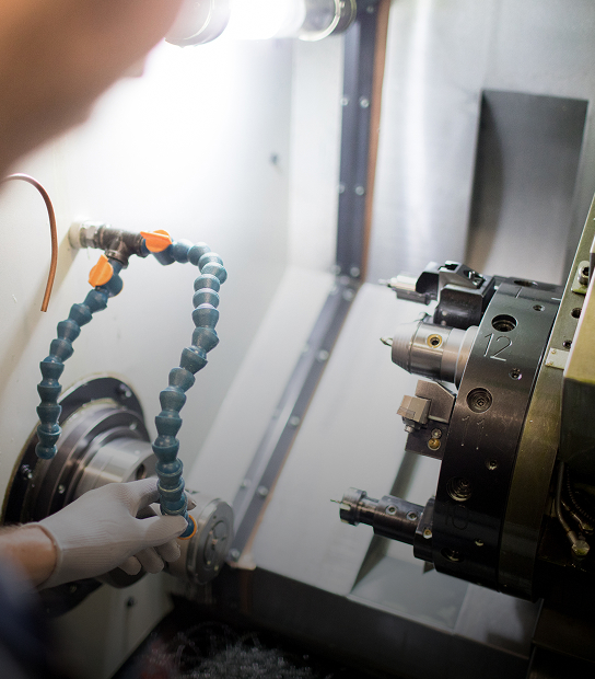 cnc machining metal parts process